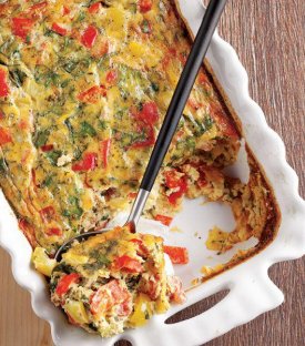 Fırında Patatesli Omlet