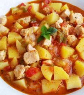 Tavuklu Patates Yemeği