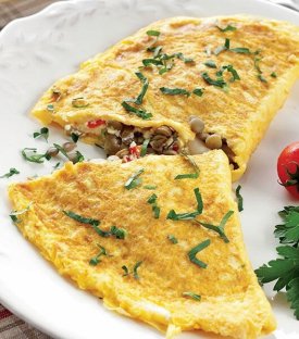 Bakliyatlı Omlet